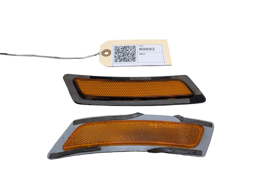 2011-2016 BMW 535i F10 Front Left Right Bumper Reflectors SET 20200122
