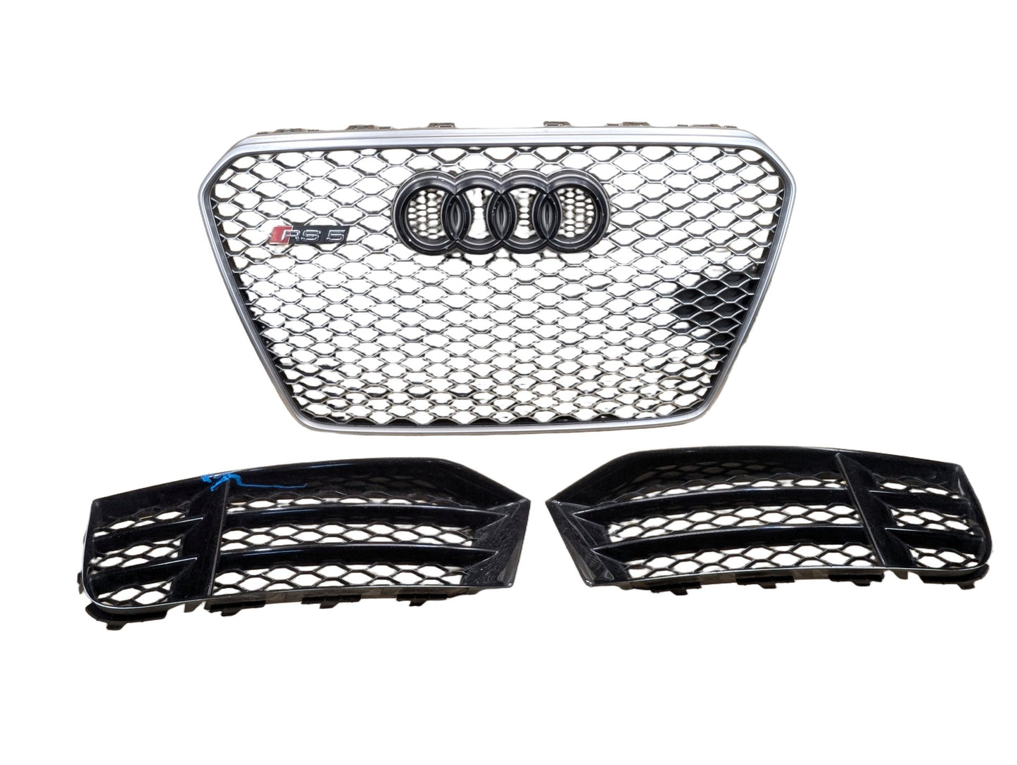 2011-2017 Audi RS5 8T Front Left Right Center Bumper Cover Grilles SET 8T0853651J OEM