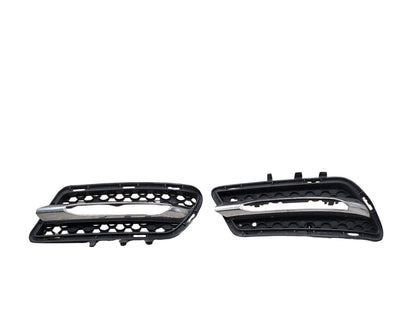 2009-2012 Mercedes-Benz E550 W212 Front Left Right Center Bumper Cover Grilles SET A2128851753 OEM