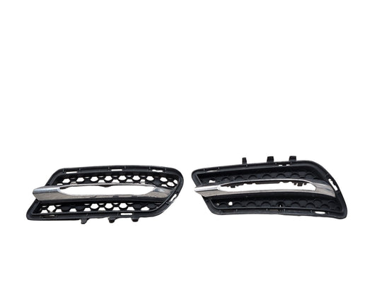 2009-2012 Mercedes-Benz E550 W212 Front Left Right Center Bumper Cover Grilles SET A2128851753 OEM