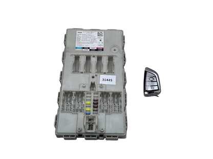 2016-2022 BMW 750i G12 Bdc Body Domain Fem Control Module w/ Key 8800386 OEM