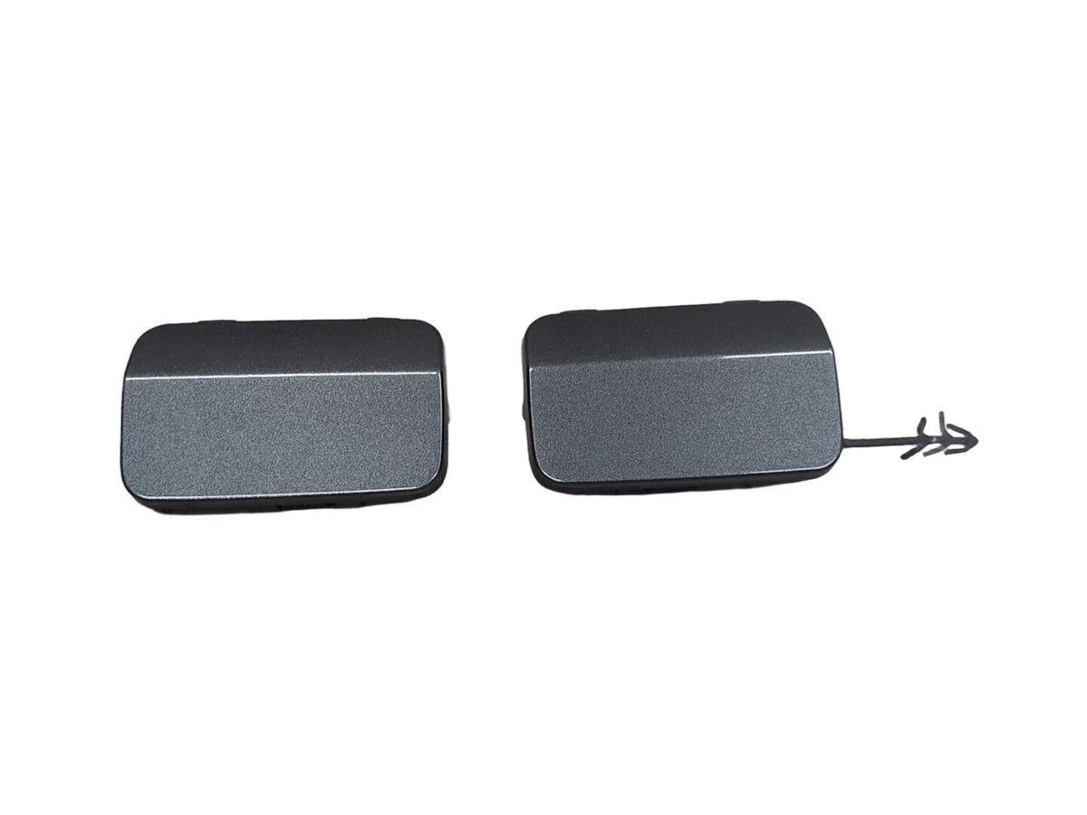 2015-2018 Audi Q3 8U Rear Left Right Bumper Tow Hook Insert Covers SET 8U0807441H OEM