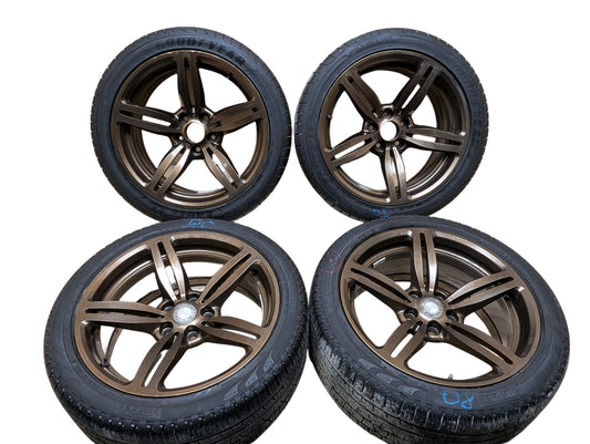 04-10 OEM BMW E63 E64 M6 19x8.5/9.5 ET:12/17 Wheels Rims M Double Spoke SET