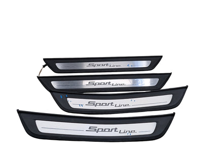 2017-2023 BMW 530i G30 Front Rear Left Right Scuff Plate Door Sill SPORT SET 7405774