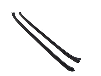 2007-2013 BMW X5 E70 Front Left Right Side Windshield Drip Trim Molding SET 7250395