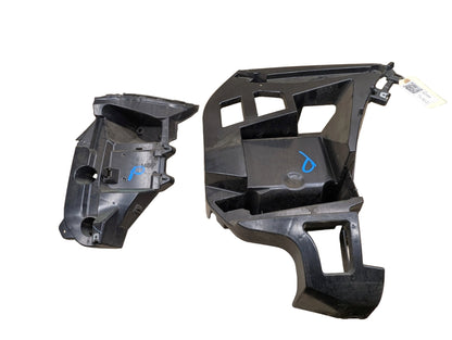 15-19 OEM BMW F16 X6 Rear Right Passenger Bumper Supports Brackets Mounts PAIR