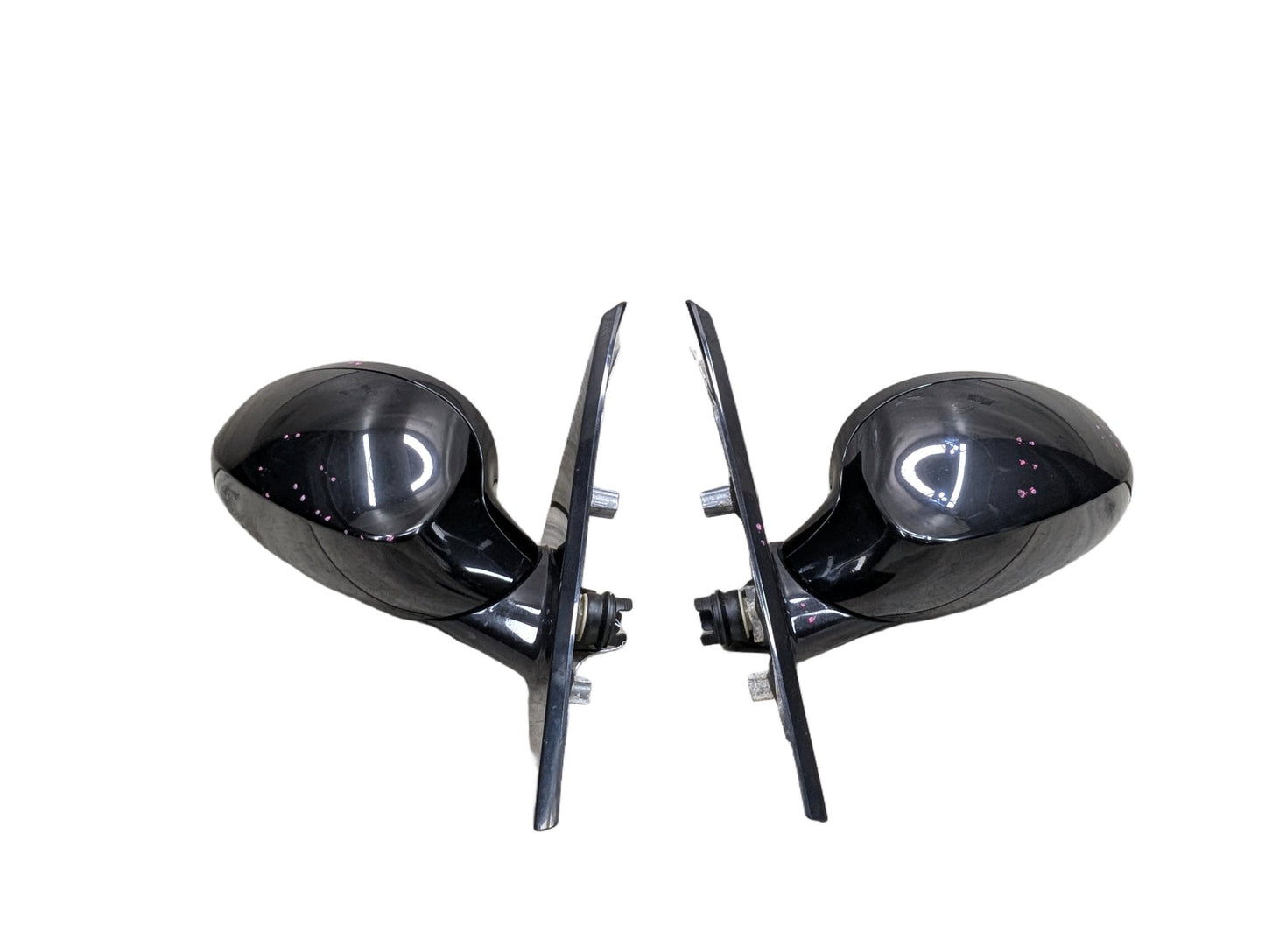2008-2013 BMW 128i E82 Front Left Right Side Mirror Assembly BlackSET 7268305