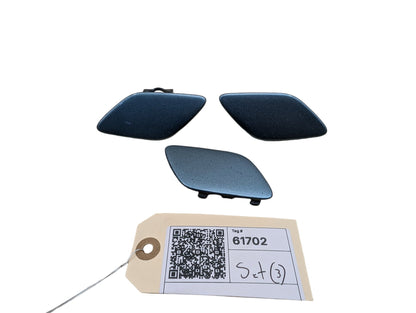 2007-2013 BMW 335i E93 Front Left Right Bumper Headlight Washer Nozzle Insert Covers SET 7158749