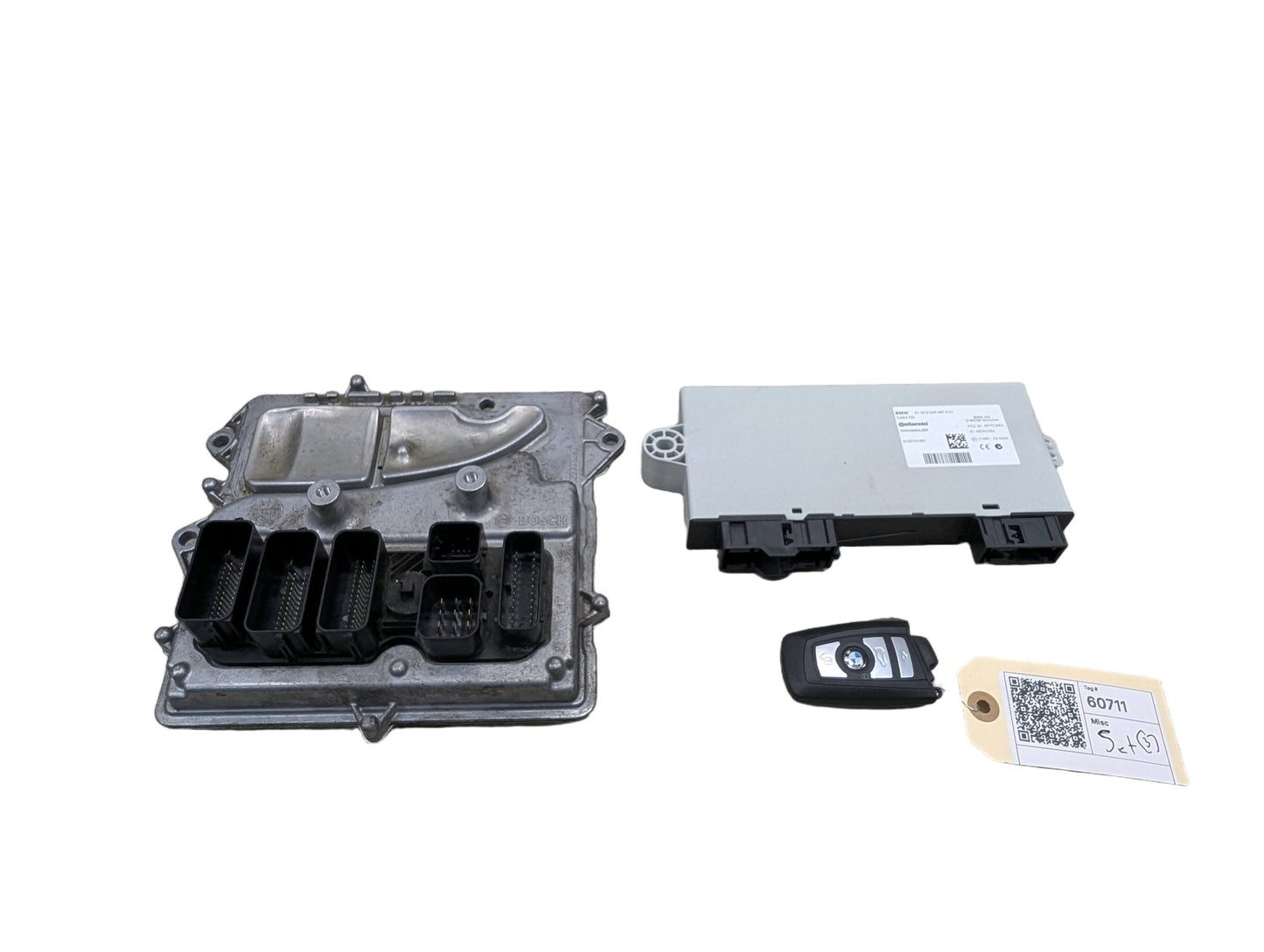 OEM BMW F06 F10 F13 535 640 N55 Engine Motor ECU DME Computer w/ CAS & Key SET