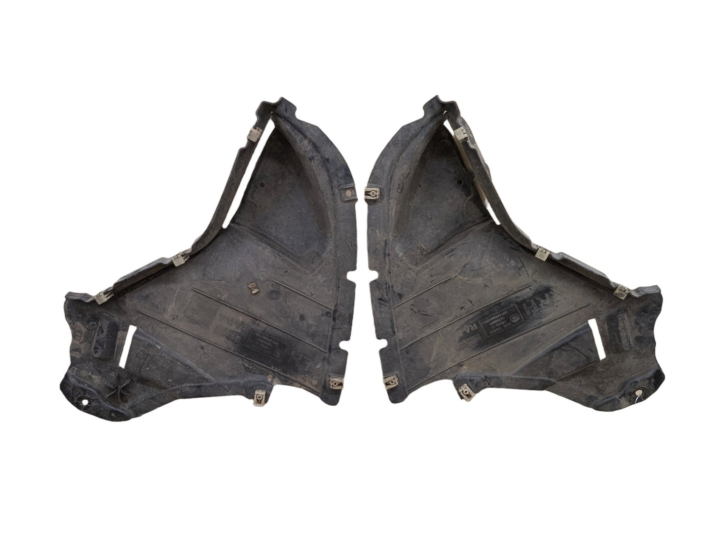 2016-2022 BMW 750i G12 Front Left Right Bumper Mud Flaps SET 7347024