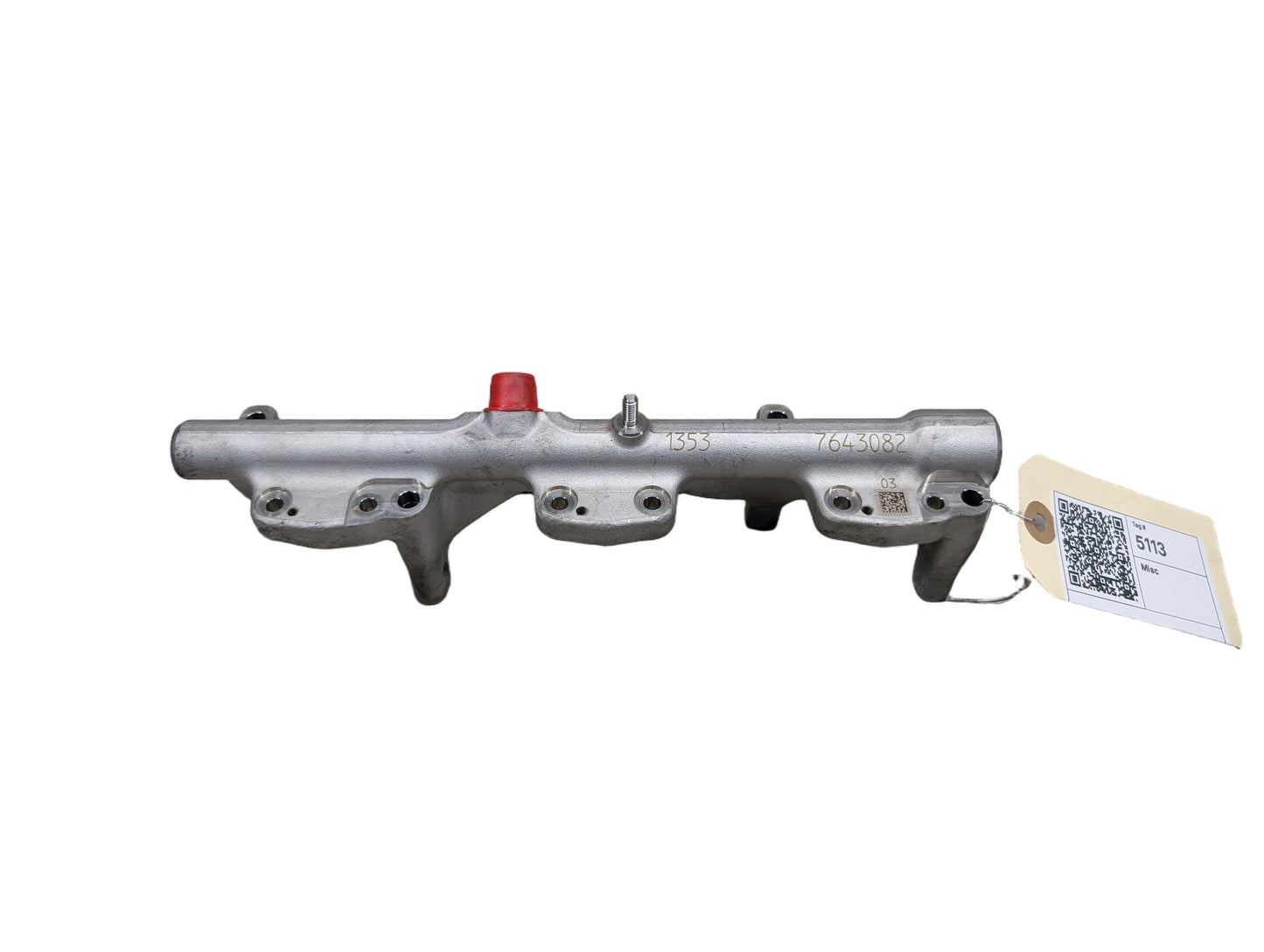16-18 OEM BMW F30 G30 540 740 Engine Pressure Fuel Injector Rail Line B58 F34