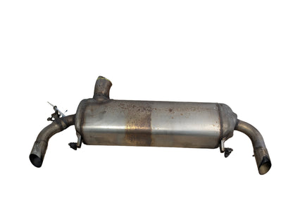19-23 OEM BMW G20 330 Dual Exhaust Pipe Muffler Silver Tips B46 Engine