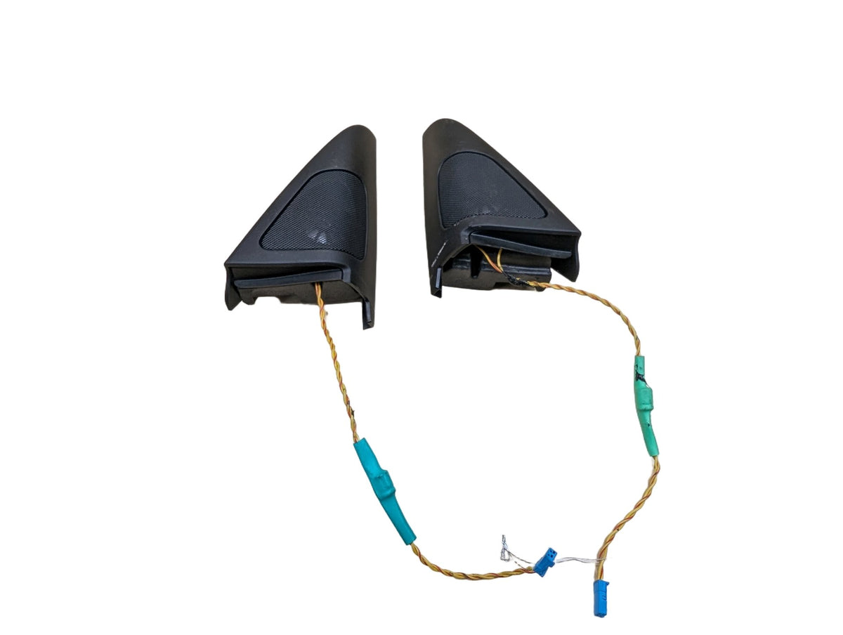 2007-2013 BMW 335i E93 Front Left Right Door Triangle Corner Speaker Assemblys SET 7119174