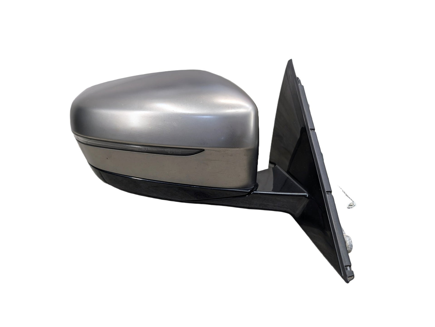 17-23 OEM BMW G30 530 540 M550 Right Passenger Side Mirror Blind Spot SHADOW GLOSS