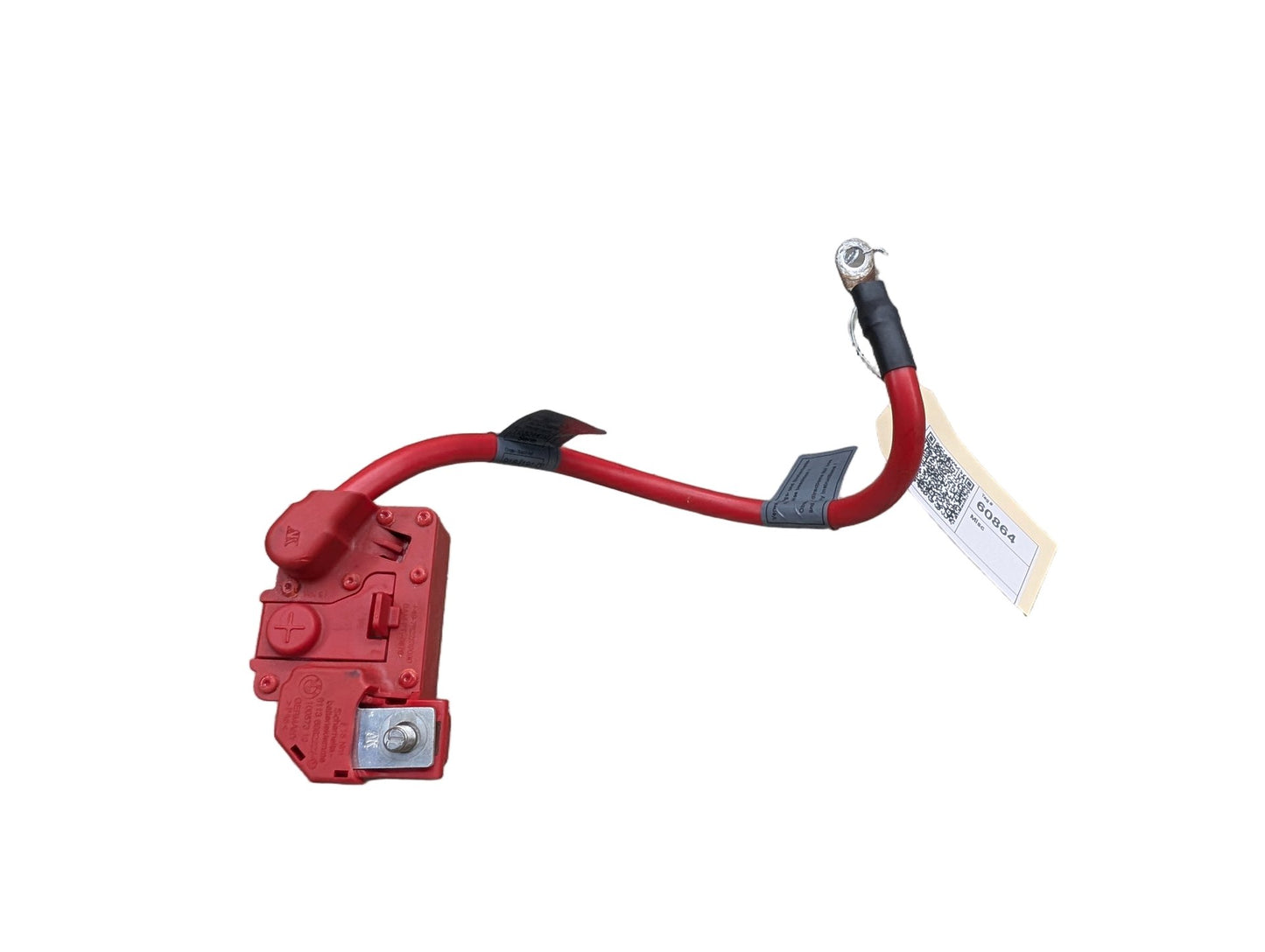 06-13 OEM BMW E88 E90 E92 M3 335 Battery Plus Pole Terminal Positive Red Cable