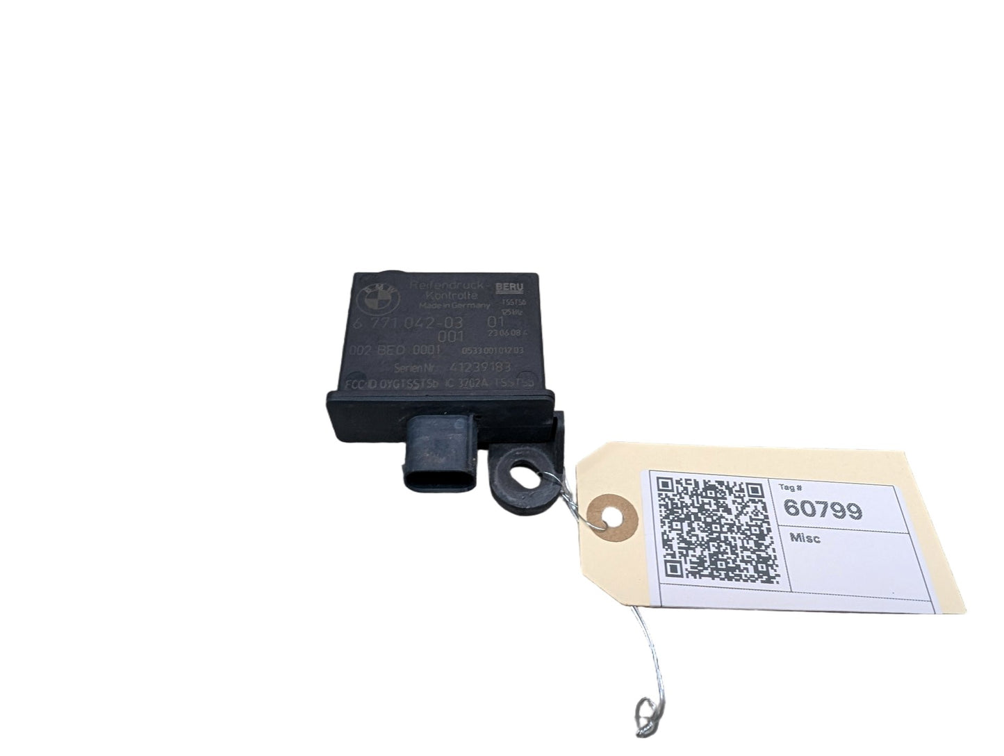 2007-2013 BMW 328i E93 RDC TPMS Tire Pressure Monitoring System Module 6771042