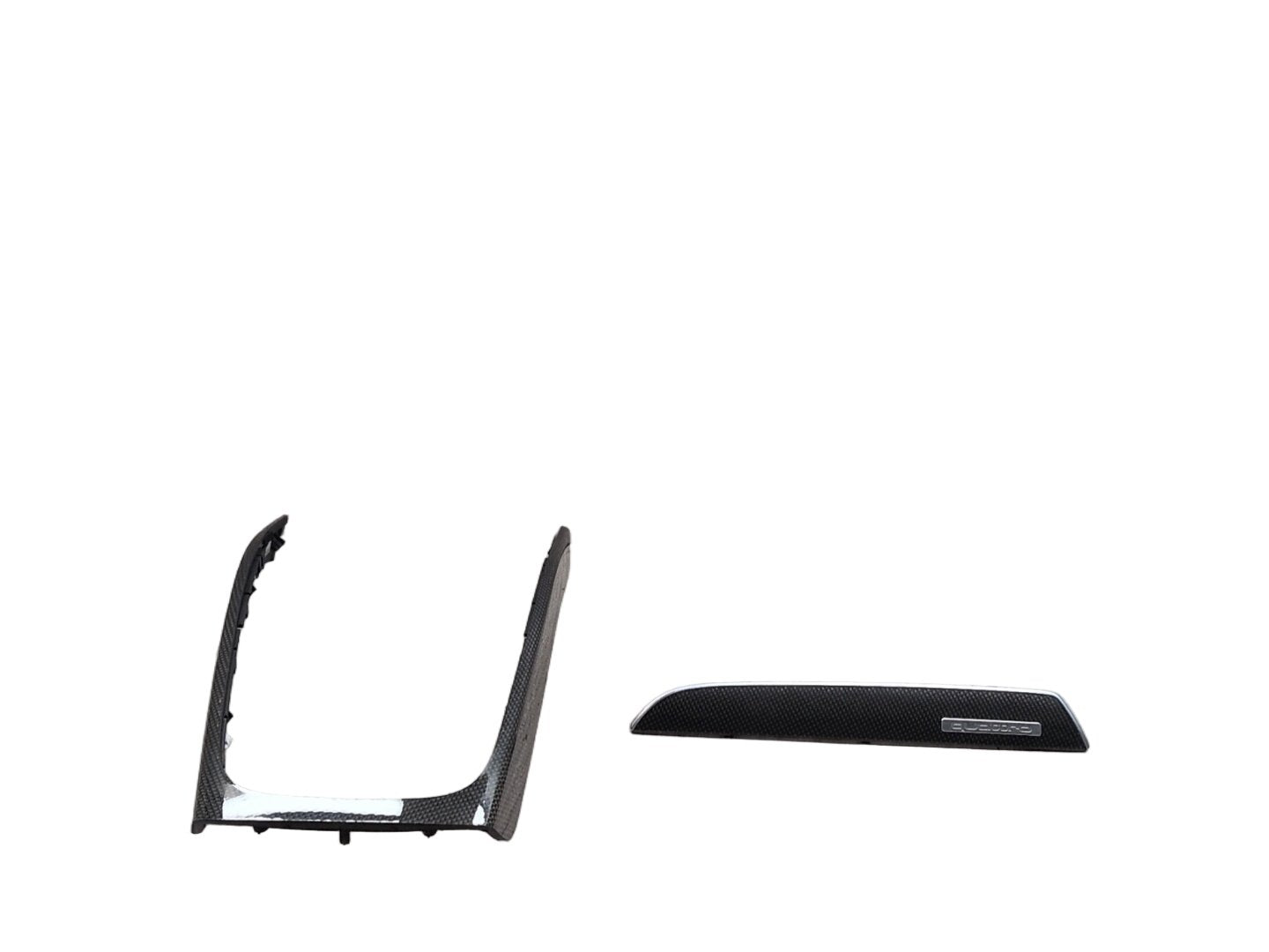 OEM Audi S4 Dashboard Center Console Shift Panel Interior Trim CARBON FIBER SET