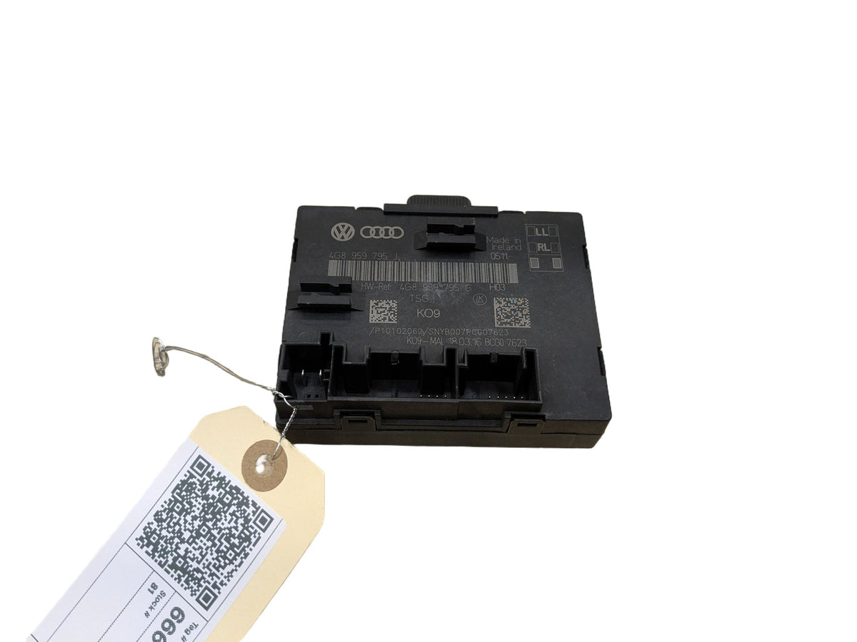 2012-2018 Audi A6 C7 Rear Right Passenger Door Control Module 4G8959795J OEM