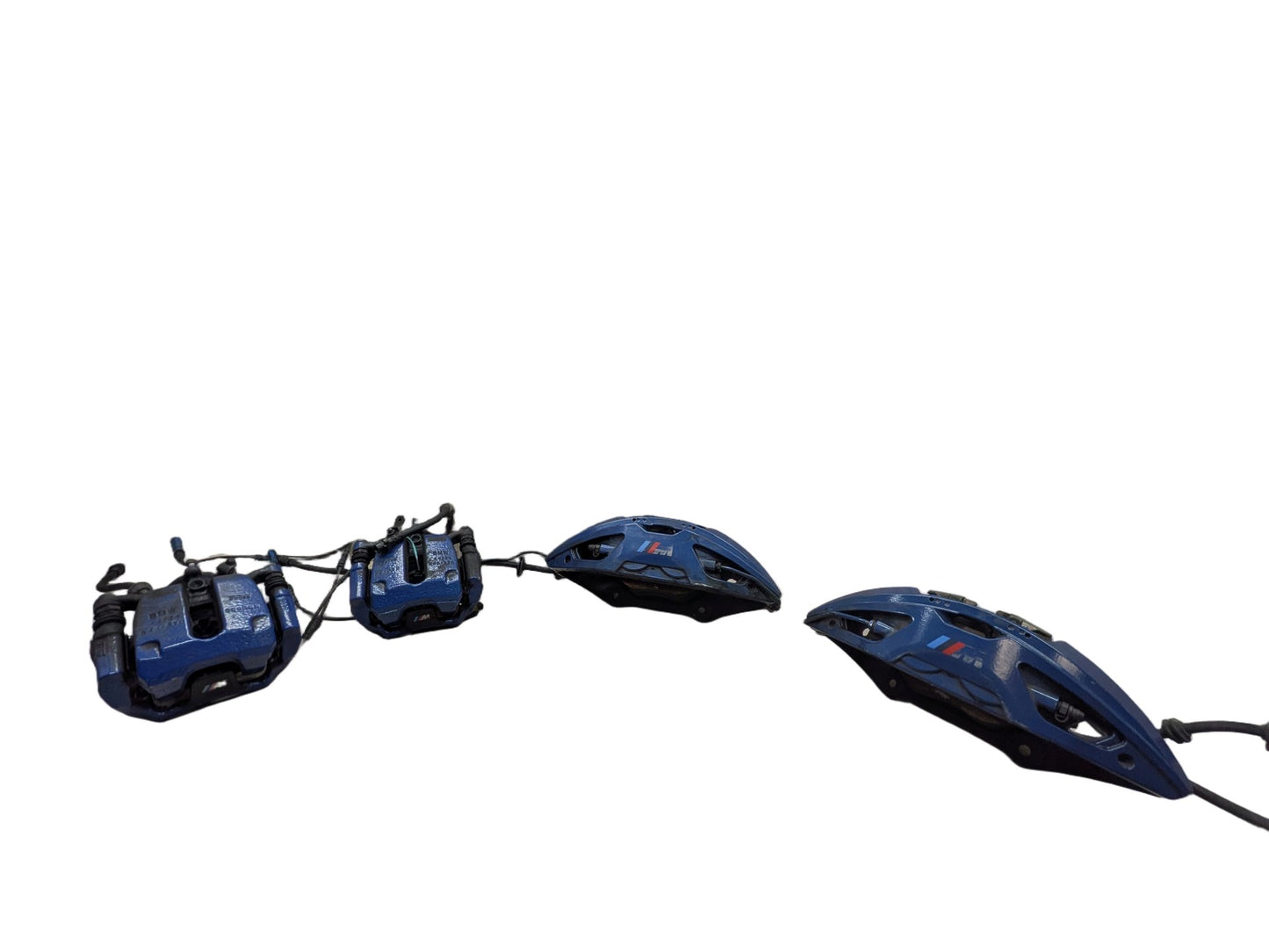 OEM BMW G30 530 540 M550 Front Rear Left Right Brake Calipers Brembo SET Blue