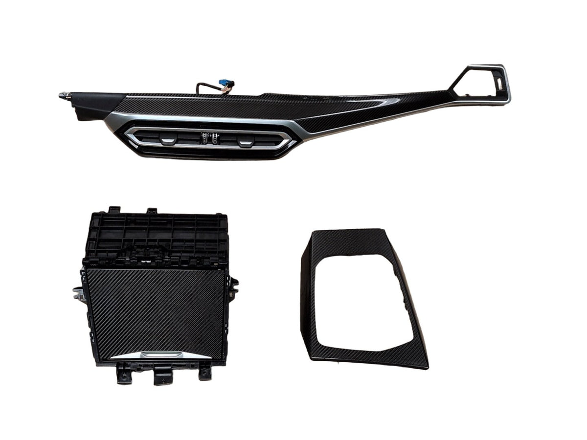 21-25 OEM BMW G80 G82 G87 M3 M4 Center Console Dash Interior Trims CARBON FIBER