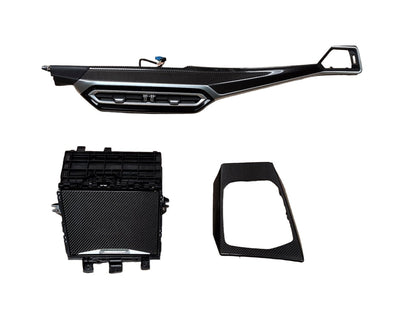 21-25 OEM BMW G80 G82 G87 M3 M4 Center Console Dash Interior Trims CARBON FIBER