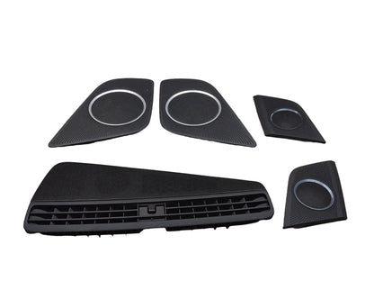 2008-2017 Audi S5 8T B8 Front LEft Right Center Dash Door Speakers Grille Cover SET