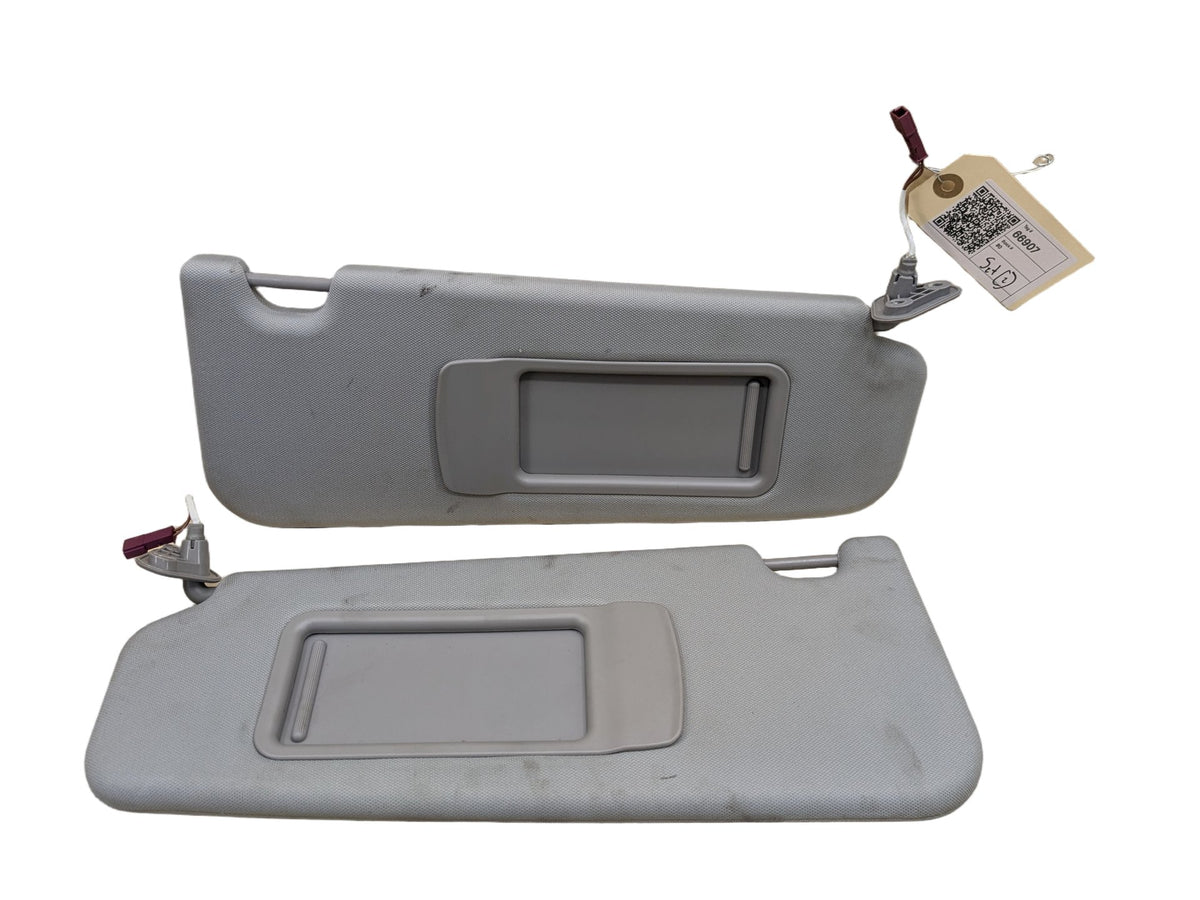 2007-2013 BMW 335i E92 Front Left Right Sun Visor SET 6957369 OEM