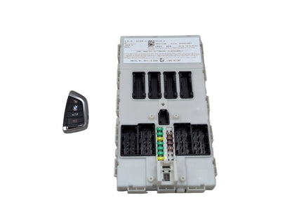 2015-2018 BMW X5 F85 Bdc Body Domain Fem Control Module w/ Key 9387233 OEM