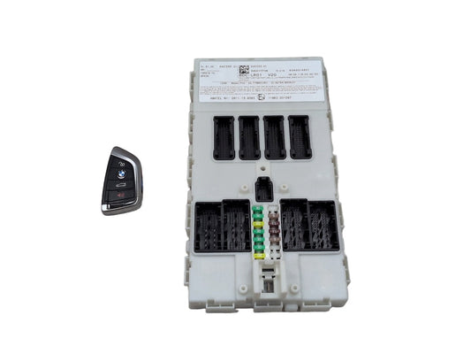 2015-2018 BMW X5 F85 Bdc Body Domain Fem Control Module w/ Key 9387233