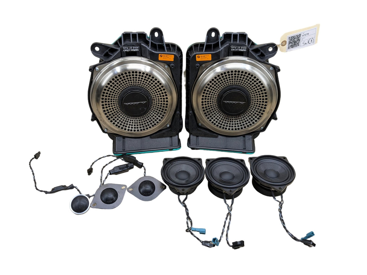 16-19 OEM BMW G30 G12 F90 Front Left Sub Subwoofer Audio Speaker Harman Kardon