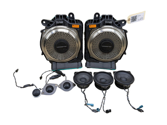 16-19 OEM BMW G30 G12 F90 Front Left Sub Subwoofer Audio Speaker Harman Kardon