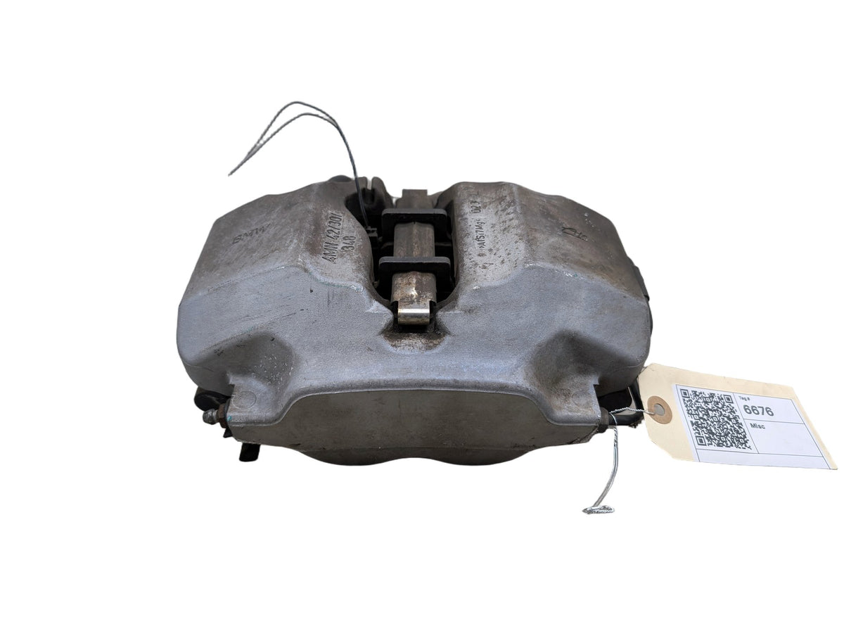 17-20 OEM BMW G11 G12 G30 540 740 750 Front Left Driver Brake Caliper Gray