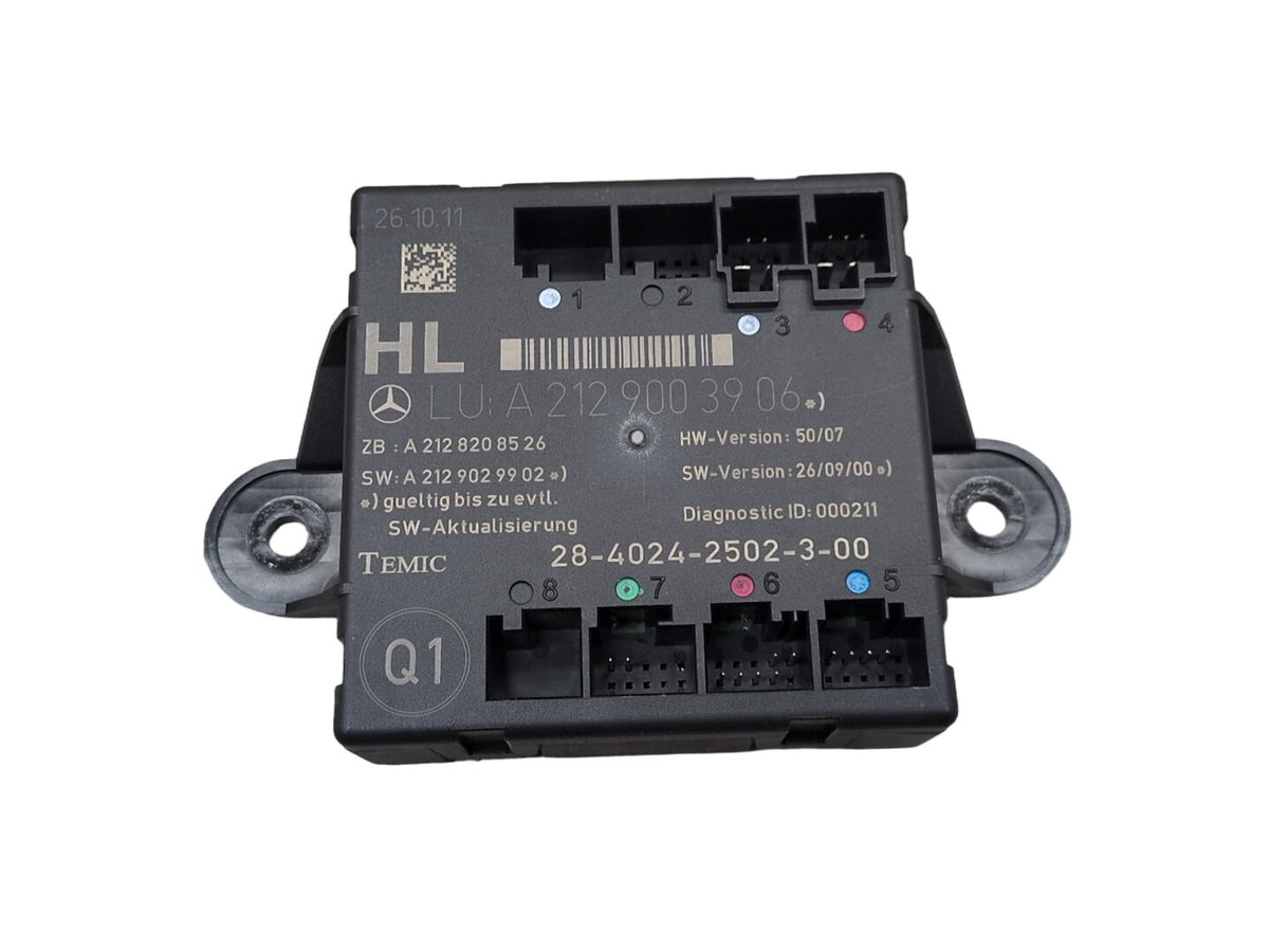 09-12 OEM Mercedes-Benz E550 W212 Rear Left Driver Door Control Module