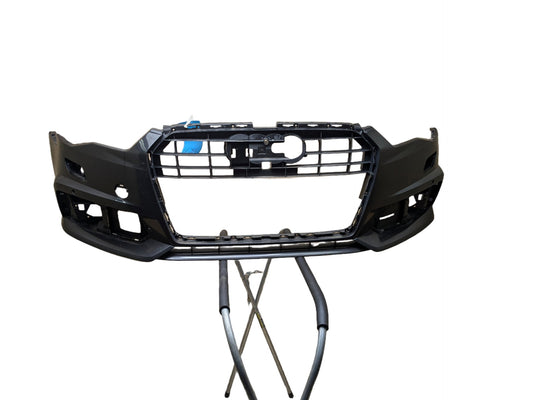 2016-2018 Audi A6 C7 Front Bumper Cover w/ PDC Black 4N/X7U