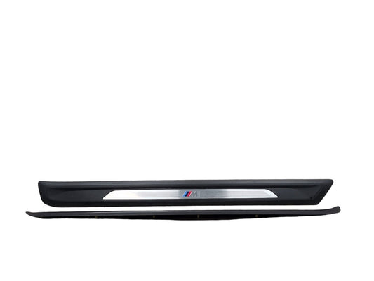 14-20 OEM BMW F32 M SPORT Front Left Right Scuff Plate Door Sill SET 7395028