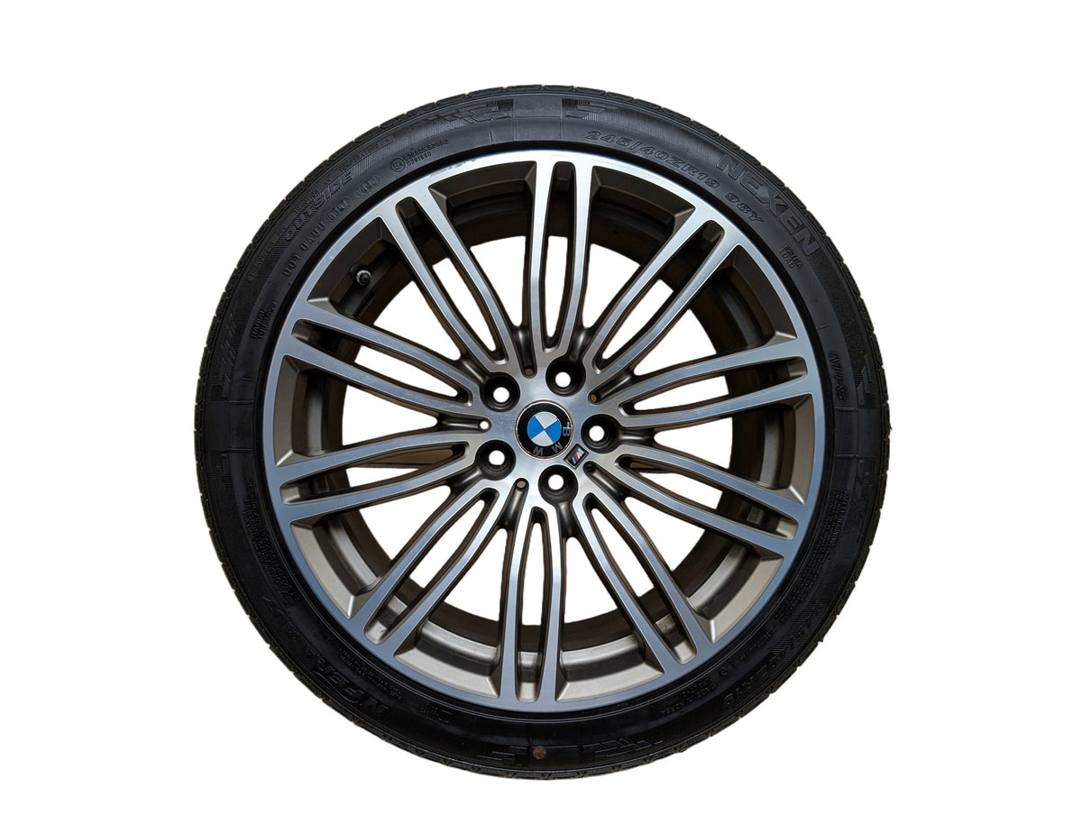 OEM BMW BMW G30 530 540 M550 Rear Wheel Rim Style 664M Silver R19x8" ET30
