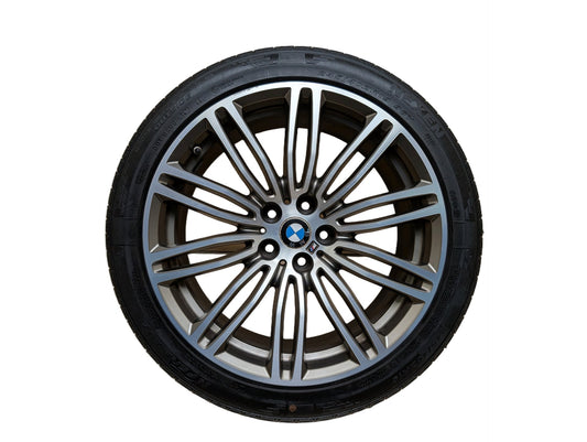 OEM BMW BMW G30 530 540 M550 Rear Wheel Rim Style 664M Silver R19x8" ET30