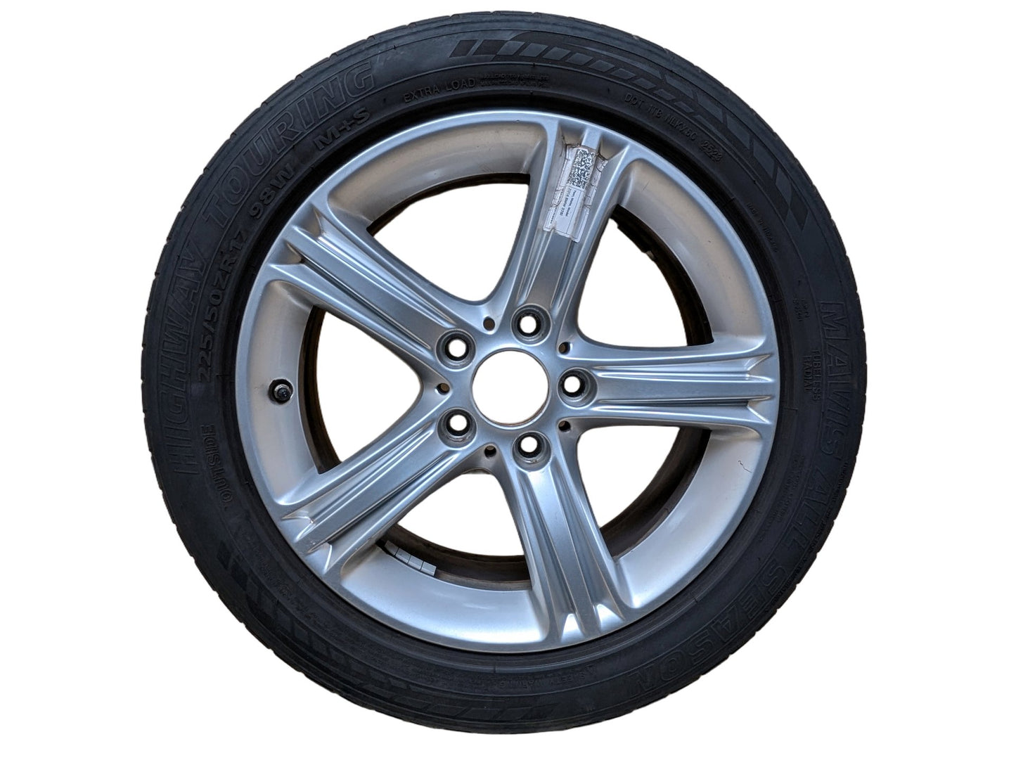 OEM BMW F30 F32 F33 F36 328 335 428 Wheel Rim 17x7.5 ET:37 Star Spoke Style 393
