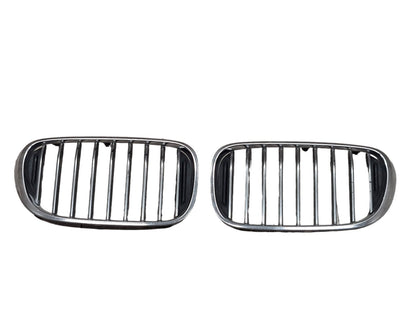 16-19 OEM BMW G11 G12 740 750 Front Left Right Upper Bumper Kidney Grilles SET