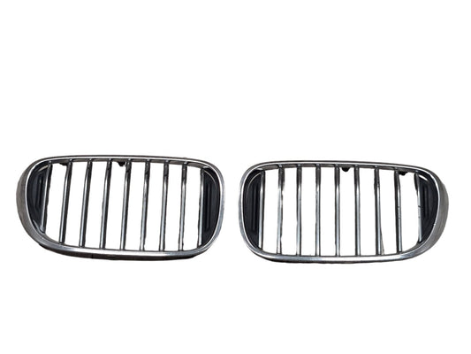 16-19 OEM BMW G11 G12 740 750 Front Left Right Upper Bumper Kidney Grilles SET