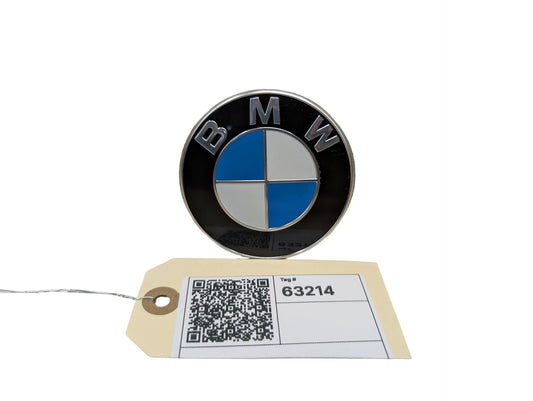OEM BMW E90 F02 F22 F30 F32 F36 F80 F87 M3 M4 Rear Trunk Lid Round Emblem 74mm