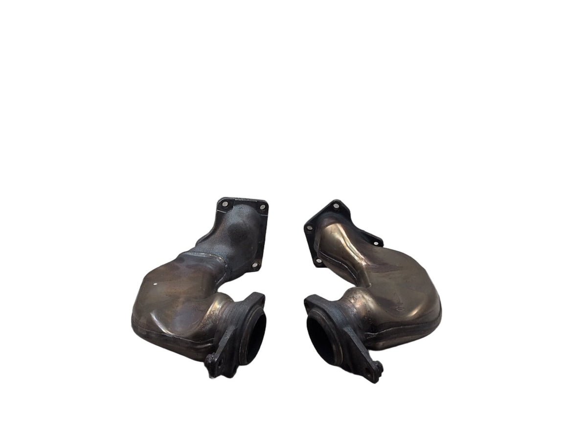 09-12 Mercedes W212 E550 M278 Left Right Engine Motor Exhaust Manifold Pipe SET