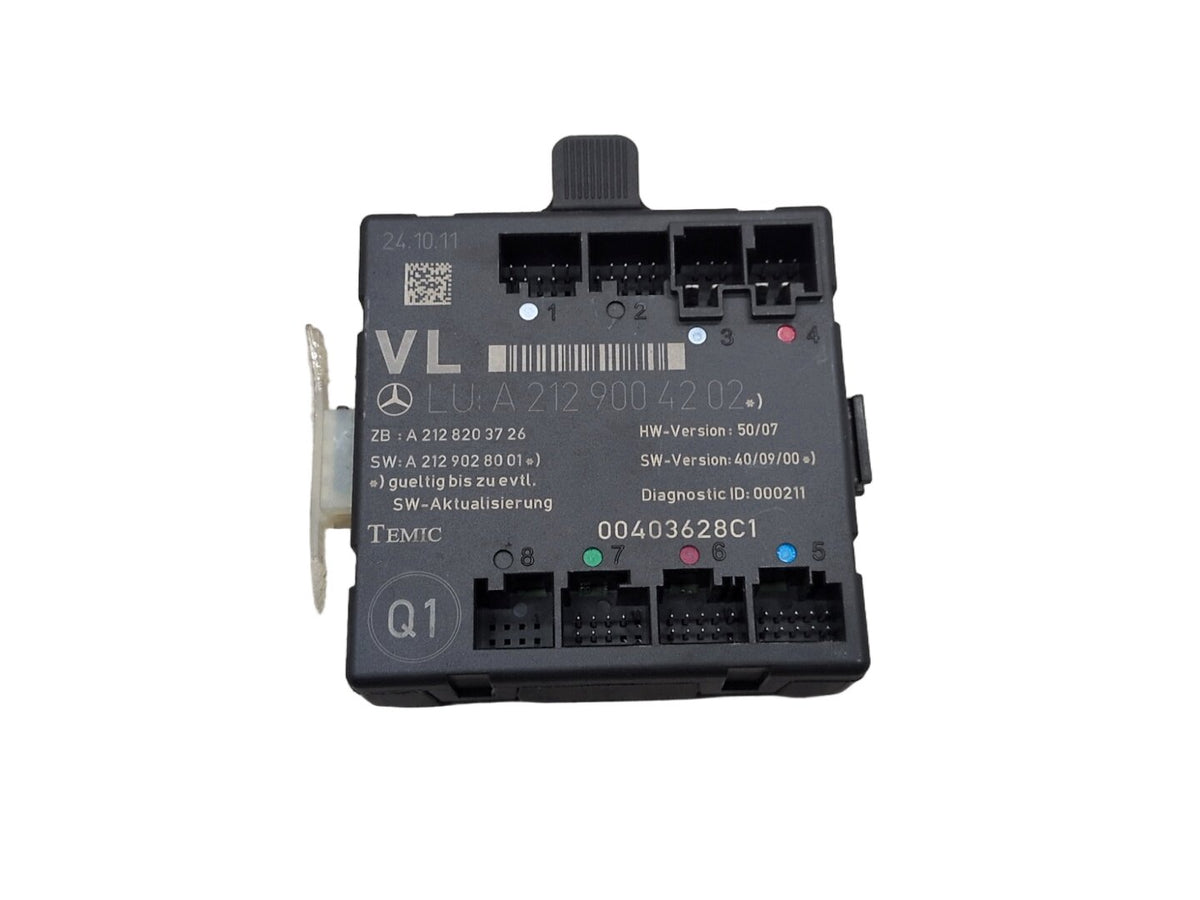 09-12 OEM Mercedes-Benz E550 W212 Front Left Driver Door Control Module