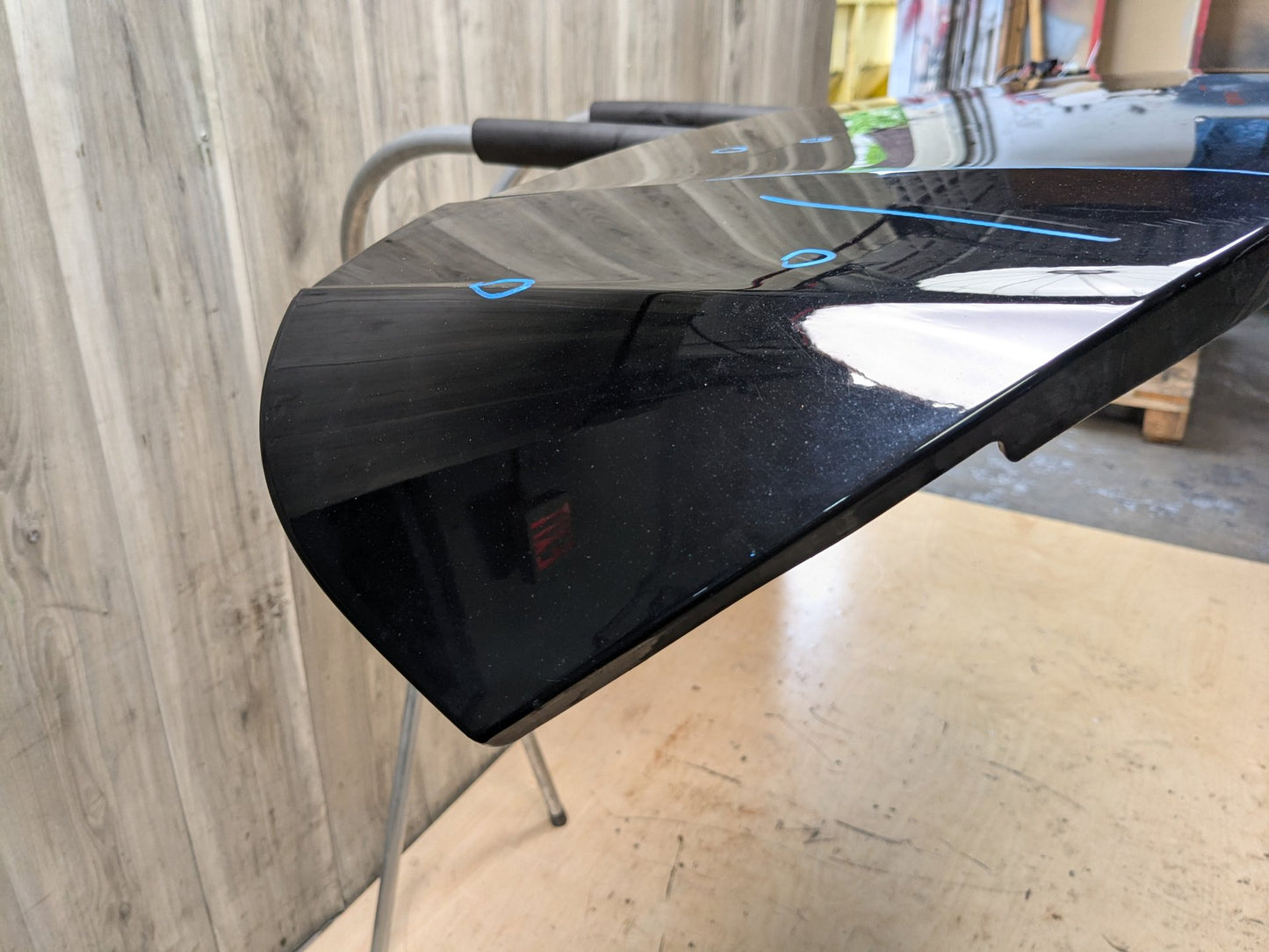 14-18 OEM BMW F15 X5 Rear Door Liftagte Spoiler Wing Molding Brake Light Panel