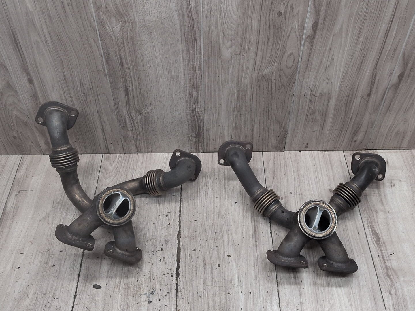 OEM BMW F06 F10 F85 F90 F95 X5M X6M M5 M6 Left Right Turbo Exhaust Manifold SET