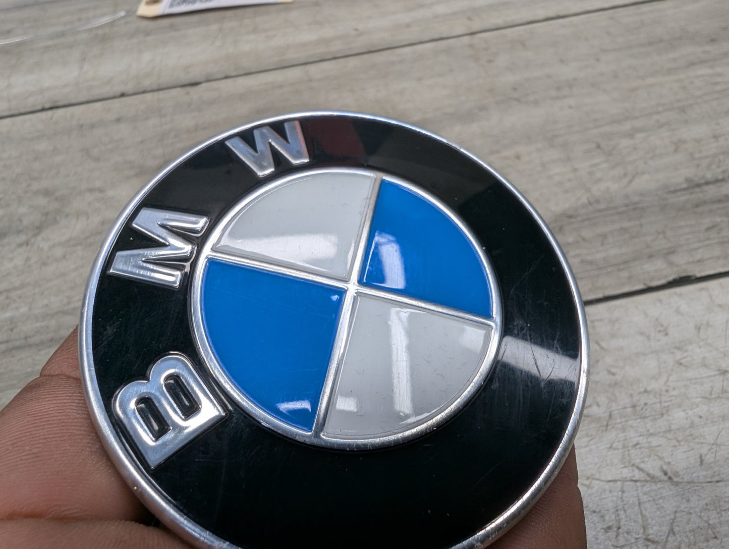 Genuine OEM BMW F39 F90 G20 G30 G80 M3 Bumper Hood Trunk Rear Round Emblem 74mm