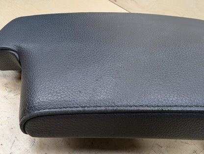06-13 OEM BMW E90 E92 E93 Center Console Armrest Tray BLACK Leather Dakota