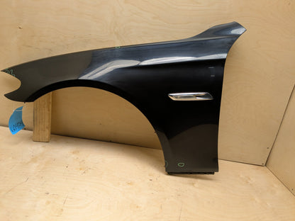 11-16 OEM BMW F10 528 535 550 Left Driver Side Fender Panel Black 475