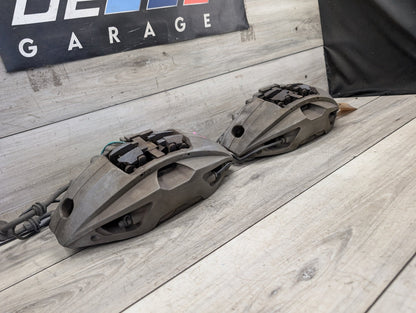 16-22 OEM BMW G11 G12 745eX 750i 750iX Front Left Driver Side Brake Caliper Gray