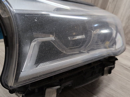 16-19 OEM BMW G11 G12 740 750 Left Driver LED ICON Adaptive Headlight w/ Modules